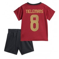 Belgia Youri Tielemans #8 Hjemmedraktsett Barn EM 2024 Kortermet (+ Korte bukser)
